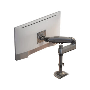 NBH100 Monitor Arm Adjustable Desk Mount for Desktop Computer, Reversible Mounting Bracket for Dorm Room Use