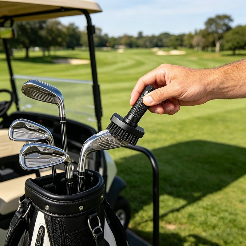 Magnetic Golf Brush with Groove Cleaner & Quick-Release Clip – Bild 3