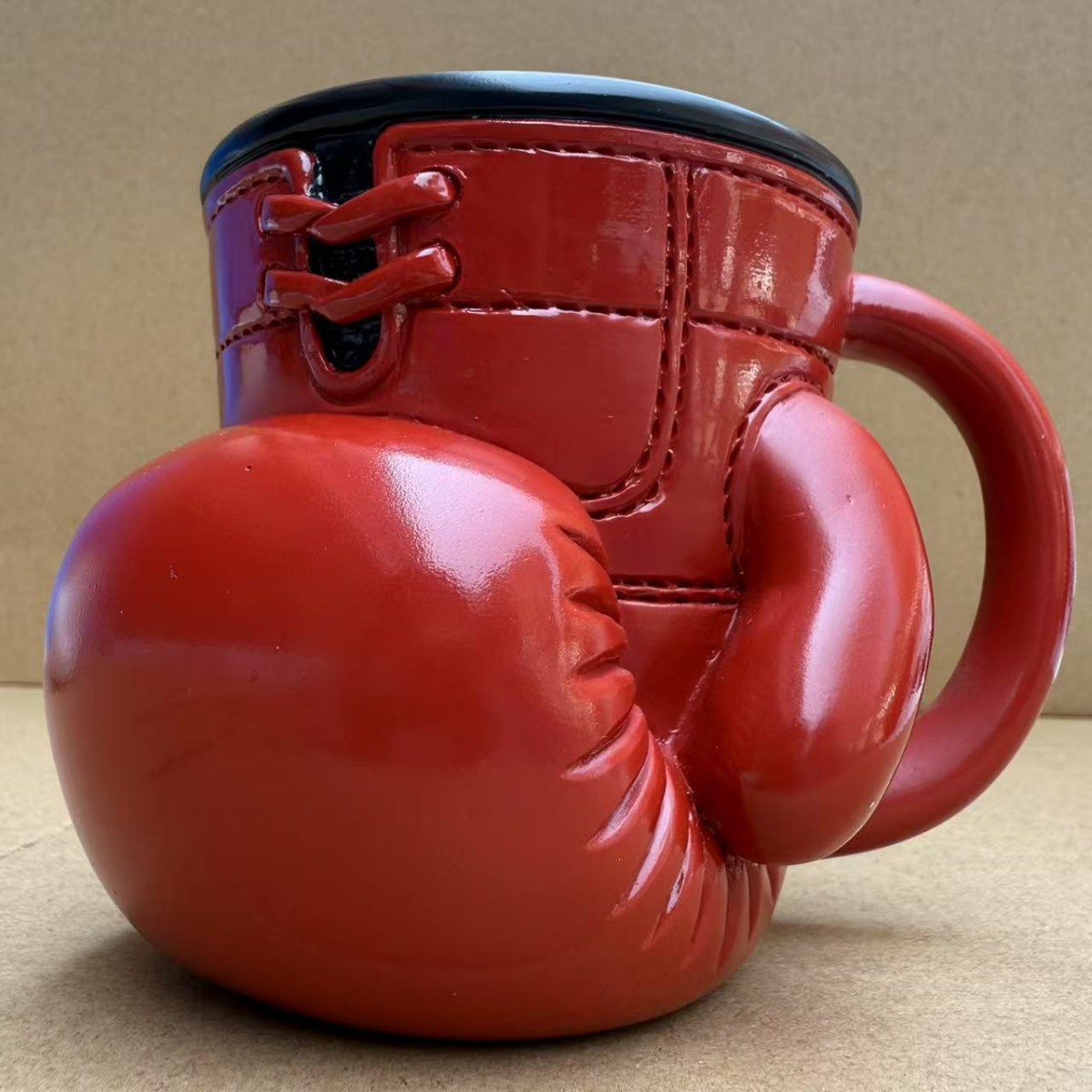 Boxing Glove Mug Stainless Steel Coffee Mug Retro Style for Boxing Enthusiasts