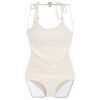 One-Piece Swimsuit for Women, Sexy Pleated Tummy-Control Slim-Fitting Conservative