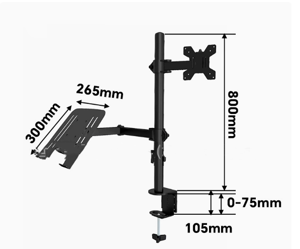 Computer monitor stand 17/22/2427 inch computer gaming chicken eating chicken lifting and height increasing base multi screen st – Bild 14