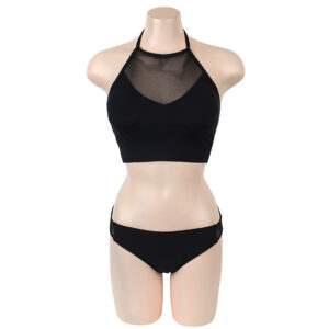 Bikini Swimwear for Women,Solid Color Beach Vacation Swim Suit