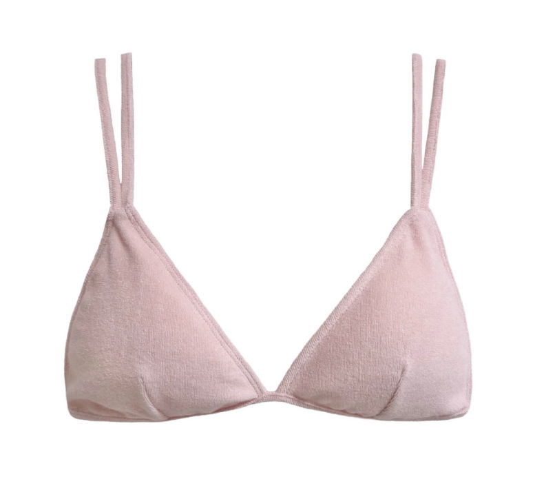 Solid Color Two-Piece Separated Swimwear, Push-Up Bra Top for Small Bust – Bild 12