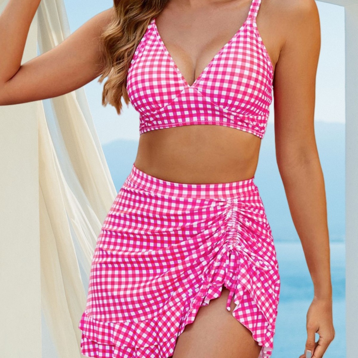 Sexy Three-piece Swimwear Set for Women – Bild 5