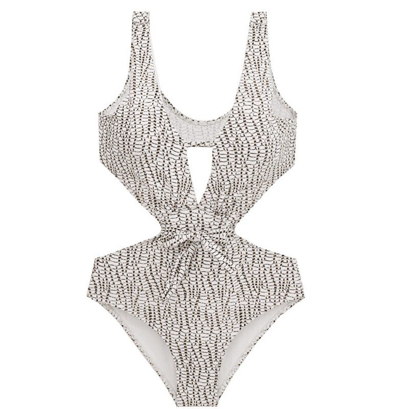 Deep V Tummy Control Backless Slimming One-Piece Swimwear