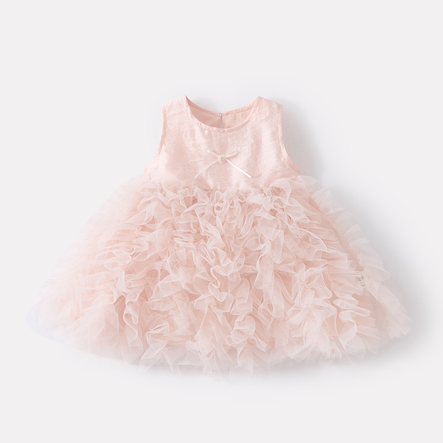 Bow Backless Dress, Baby Girl Cool Sweet Princess Mesh Puff Skirt – Bild 6