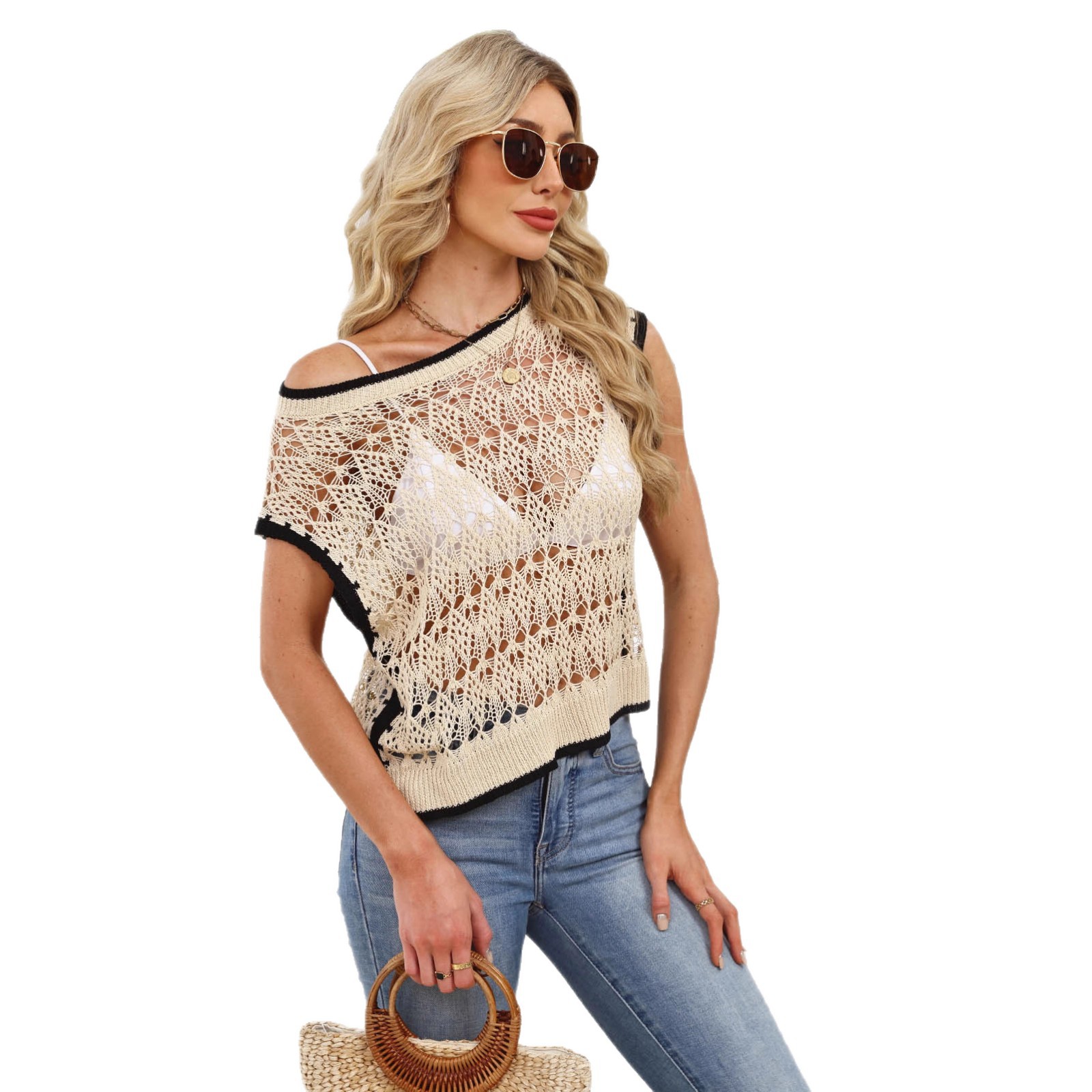 Commute Style Knit Vest Knit Top