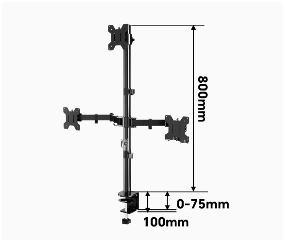 Computer monitor stand 17/22/2427 inch computer gaming chicken eating chicken lifting and height increasing base multi screen st – Bild 10