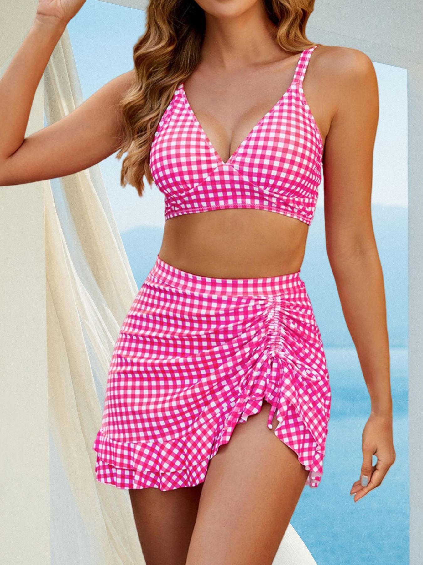 Sexy Three-piece Swimwear Set for Women – Bild 6