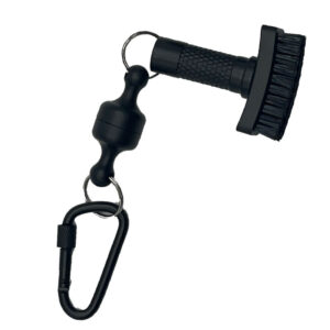 Magnetic Golf Brush with Groove Cleaner & Quick-Release Clip
