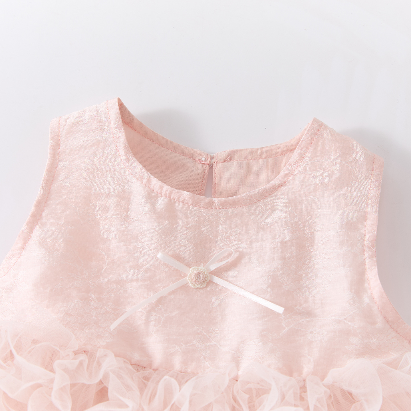 Bow Backless Dress, Baby Girl Cool Sweet Princess Mesh Puff Skirt – Bild 4